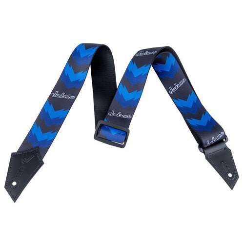 фото Ремень для гитары jackson strap jackson dbl v blk/blu