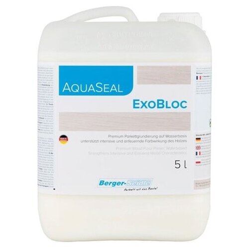 Грунтовочный лак Berger-Seidle Aqua-Seal ExoBloc однокомпонентный изолирующий на основе акрилатных полимеров 5 л