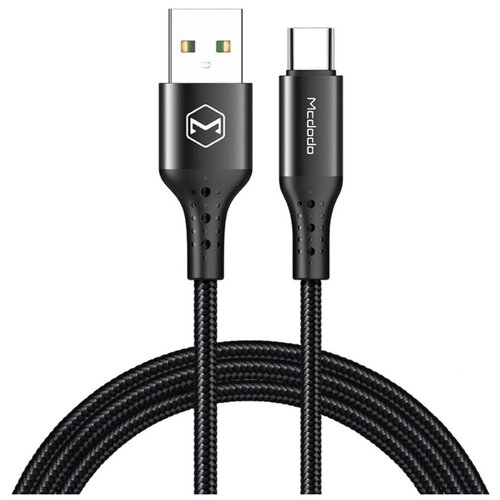 Кабель USB-A/ Type-C Mcdodo 65W Nest Series 5A Full Compatible Cable длина 1.5m, черный