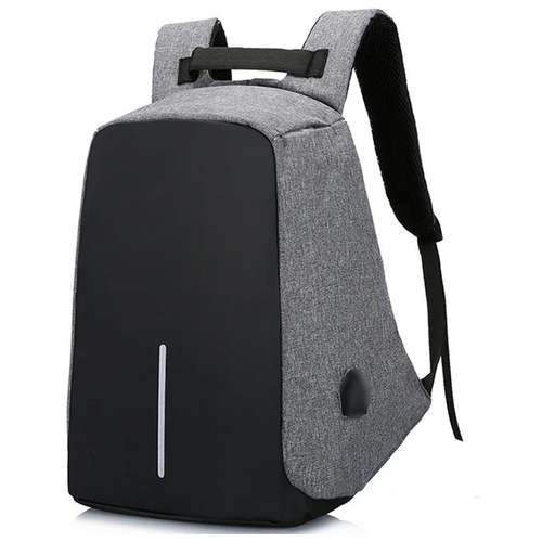 Городской рюкзак RAMMAX Универсальный рюкзак из полиэстра с USB разьёмом., синий меланж