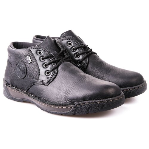 фото Ботинки rieker (falco) мужские зимние, размер 44, цвет черный, артикул b0334-00