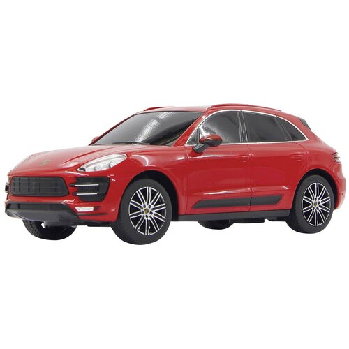 Легковой автомобиль Rastar Porsche Macan Turbo 71800, 1:24, 35 см, красный легковой автомобиль rastar porsche cayenne turbo 46100 1 24 18 5 см черный