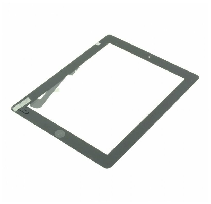 Тачскрин iPad 3/4 в сборе (кнопка Home) черный