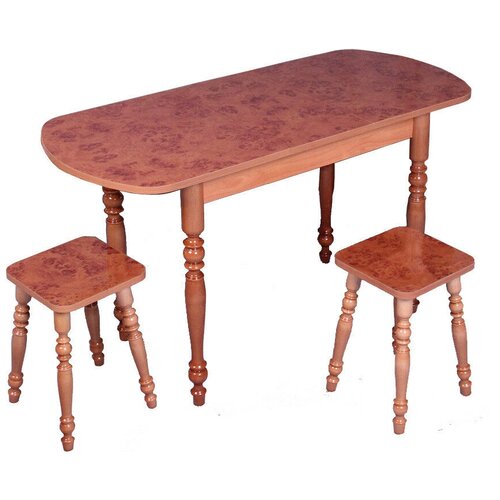 Стол обеденный раздвижной 1000-1300х600 мм вишня