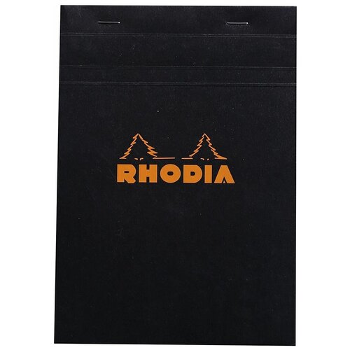 Rhodia Блокнот 80 листов в клетку формат А5 цвет черный