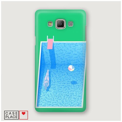 фото Чехол пластиковый samsung galaxy a5 минималистичный бассейн case place