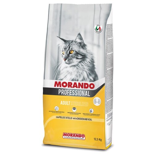 Morando Professional Gatto Сухой корм для стерилизованных кошек с курицей и телятиной 1,5кг