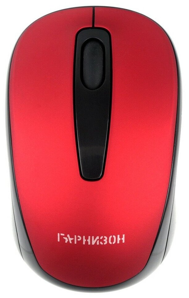 Гарнизон Мышь беспров. GMW-450-4 чип X4 красный 1000 DPI 2 кн.+ колесо-кнопка