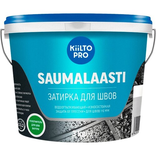 Затирка KIILTO Saumalaasti, 3 кг, средне-серый 41 затирка kesto saumalaasti 41 1 кг средне серый t3568 001