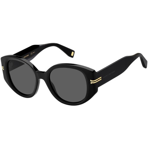 Солнцезащитные очки MARC JACOBS, панто, с защитой от УФ, для женщин, черный