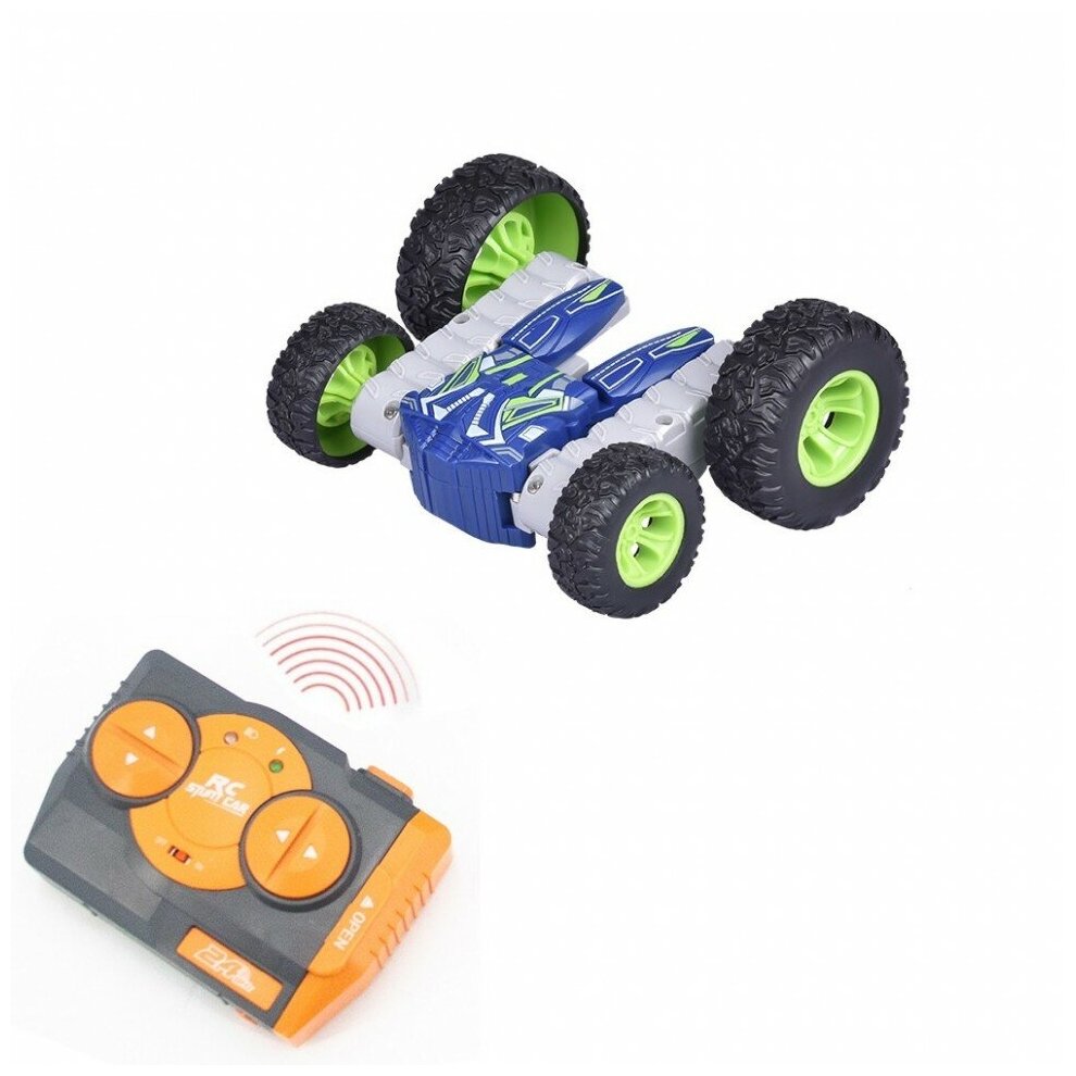 Create Toys Blue Stunt Dumper Car 2.4G Радиоуправляемый перевертыш CT-8034-BLUE