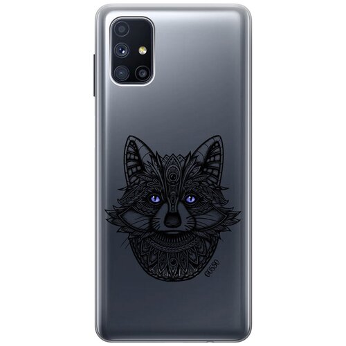 Ультратонкий силиконовый чехол-накладка Transparent для Samsung Galaxy M51 с 3D принтом Grand Raccoon ультратонкий силиконовый чехол накладка для samsung galaxy a50 с 3d принтом grand raccoon