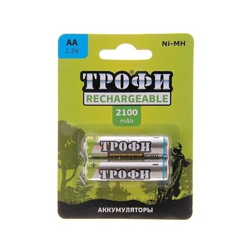 Аккумулятор Трофи HR6-2BL 2100mAh (20/240/11520) / набор 2шт