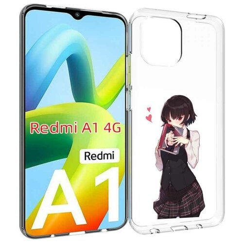 Чехол MyPads Persona 5 - Makoto Niijima для Xiaomi Redmi A1 задняя-панель-накладка-бампер чехол mypads persona 5 makoto niijima для xiaomi civi 2 задняя панель накладка бампер