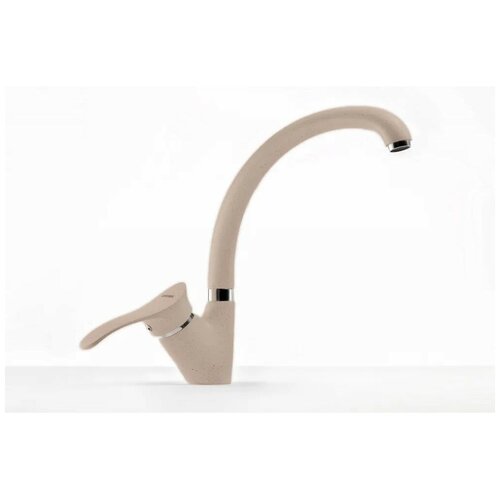 Смеситель Gerdamix Crema lite series, высокий излив, песок