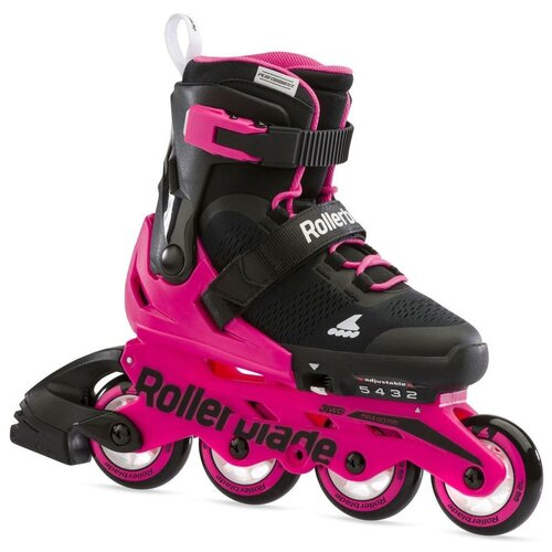 фото Роликовые коньки rollerblade 2021 microblade g black/neon pink (см:23)