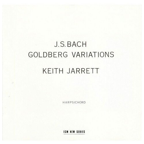 Компакт-Диски, ECM Records, KEITH JARRETT - Goldberg Variations (CD) компакт диски ecm records keith jarrett my song cd