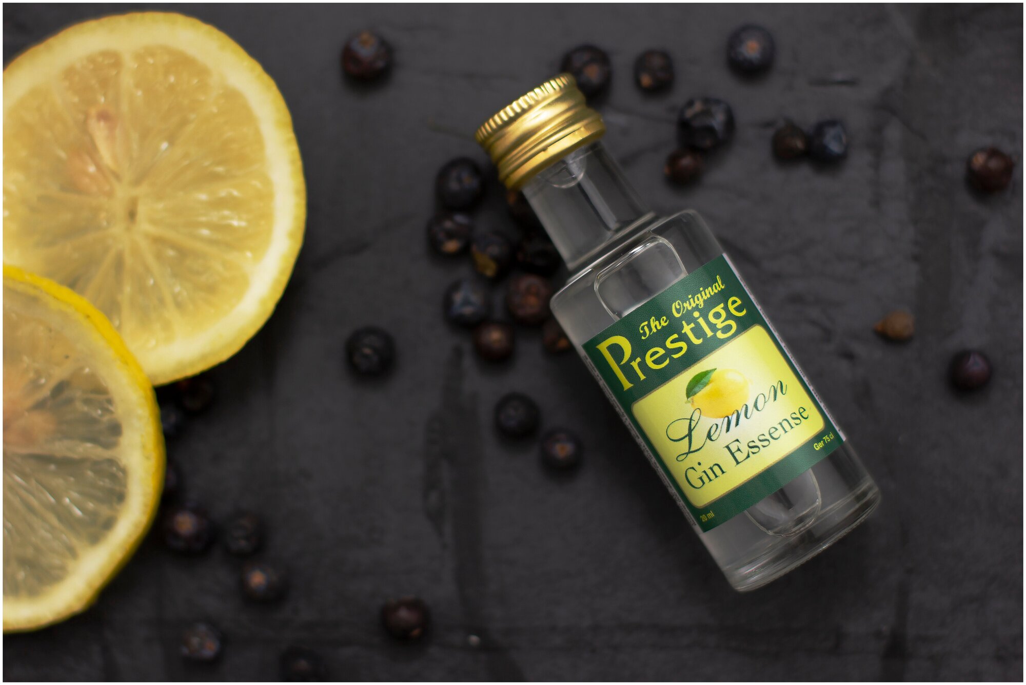 Эссенция для самогона, водки, спирта Prestige "Lemon Gin" ароматизатор пищевой (Джин лимонный)