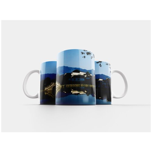 фото Кружка "закатное сияние, огненное облако, деревенский" 320 мл lotsprints