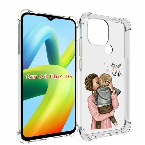 Чехол MyPads Любовь-мамы детский для Xiaomi Redmi A1 Plus + задняя-панель-накладка-бампер