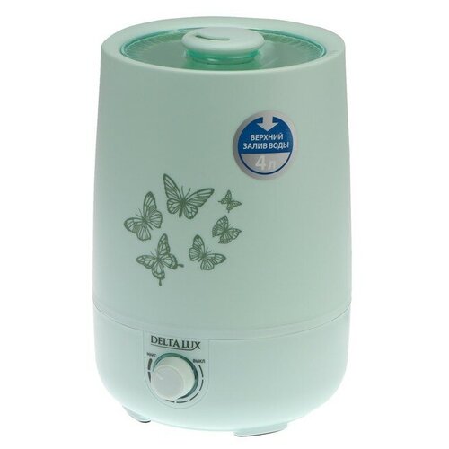 Увлажнитель воздуха DELTA LUX DE-3704 ультразвуковой 30 Вт 4 л до 45 м2 арома мятный 435600₽