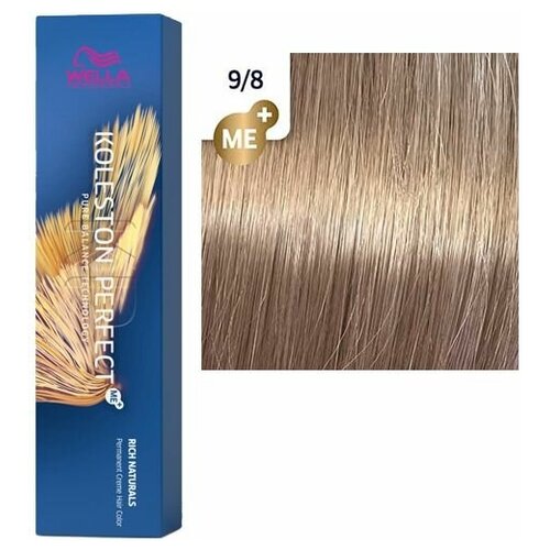 Wella Professionals Профессиональная краска для волос Koleston Perfect ME+ 9/8 Анды, 60 мл