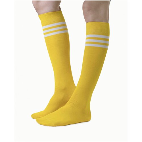 фото Гольфы unisex st. friday socks "полосатая классика", желтые, размер 38-41