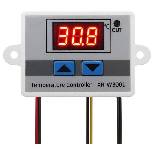Контроллер температуры техметр XH-W3001 терморегулятор 12V/120W (Серый)