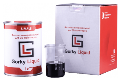 Фотополимер Gorky Liquid Simple черный (1л)