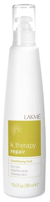 Lakme K-Therapy Repair Флюид восстанавливающий для сухих волос, 300 г, 300 мл, бутылка