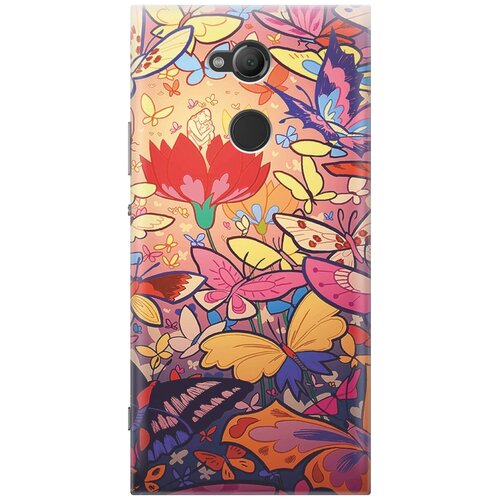фото Re:pa накладка transparent для sony xperia xa2 ultra с принтом "красочный мир"