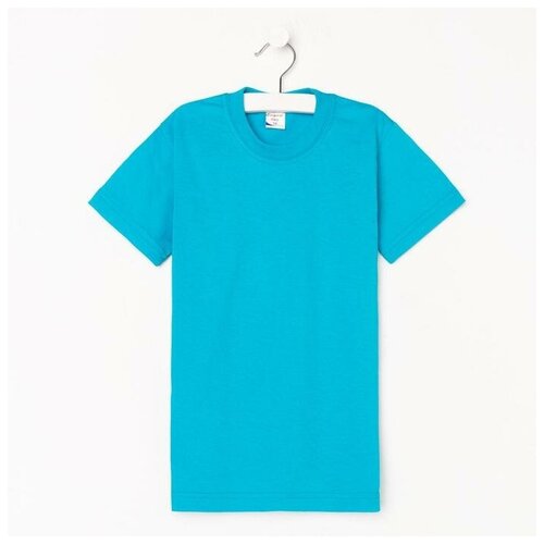 футболка для мальчиков рост 86 см цвет голубой Футболка ATA, размер 86, голубой