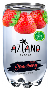 Aziano Strawberry (Клубника) 0,35л./12шт. Азиано - фотография № 2