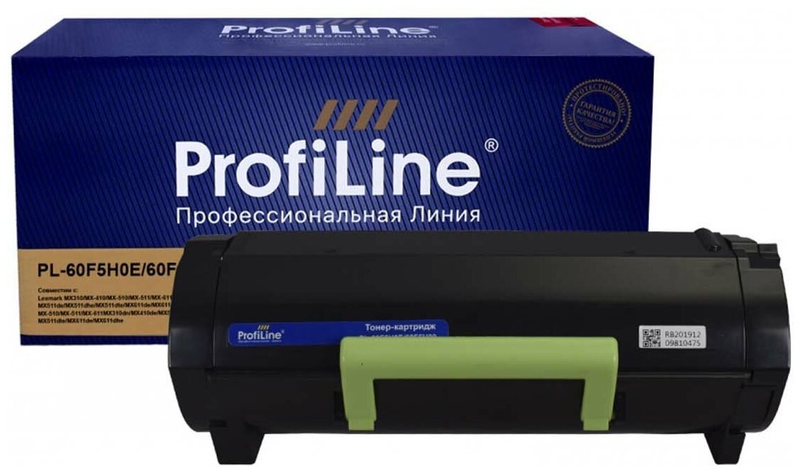 Картридж 60F5H00, 60F5H0E для Lexmark MX410de, MX310, MX310dn, MX410, MX510, MX511de ProfiLine