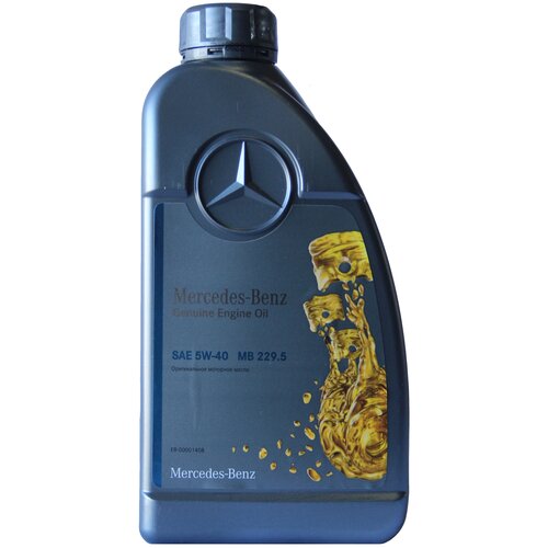 фото Масло моторн mb 229 5 sae 5w40 1л mercedes-benz genuine engine oil mb