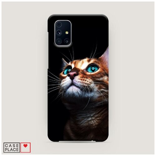 фото Чехол пластиковый samsung galaxy m31s мечтательный кот case place