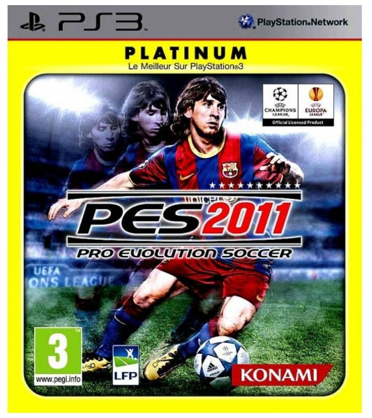 Игра для PlayStation 3 Pro Evolution Soccer 2011 (Platinum)