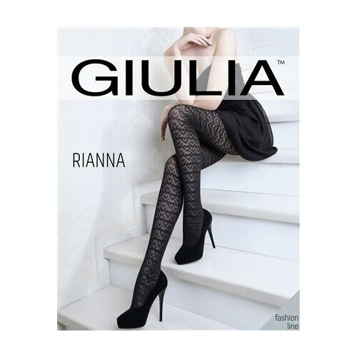 фото Колготки giulia, размер 3, черный