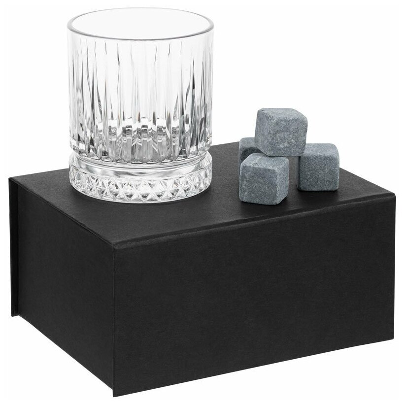 Подарки Бокал для виски "Elision" с камнями для охлаждения (210 мл)