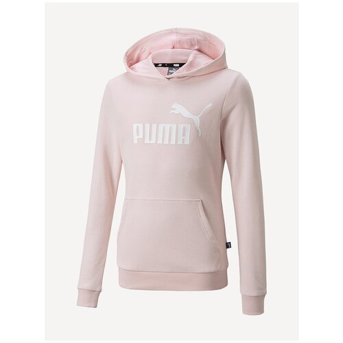 Толстовка, PUMA ESS Logo Hoodie, Женская, размер 128 ; Chalk Pink