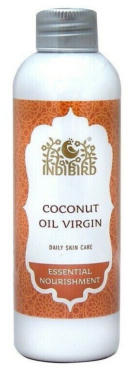 Масло кокосовое холодного отжима Coconut Oil Virgin Indibird 150 мл