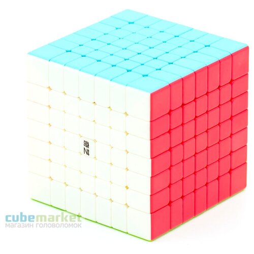 Кубик Рубика QiYi MoFangGe QIXING (S) V2 7х7х7 (color) кубик рубика бюджетный qiyi mofangge 7x7x7 qixing s2 color