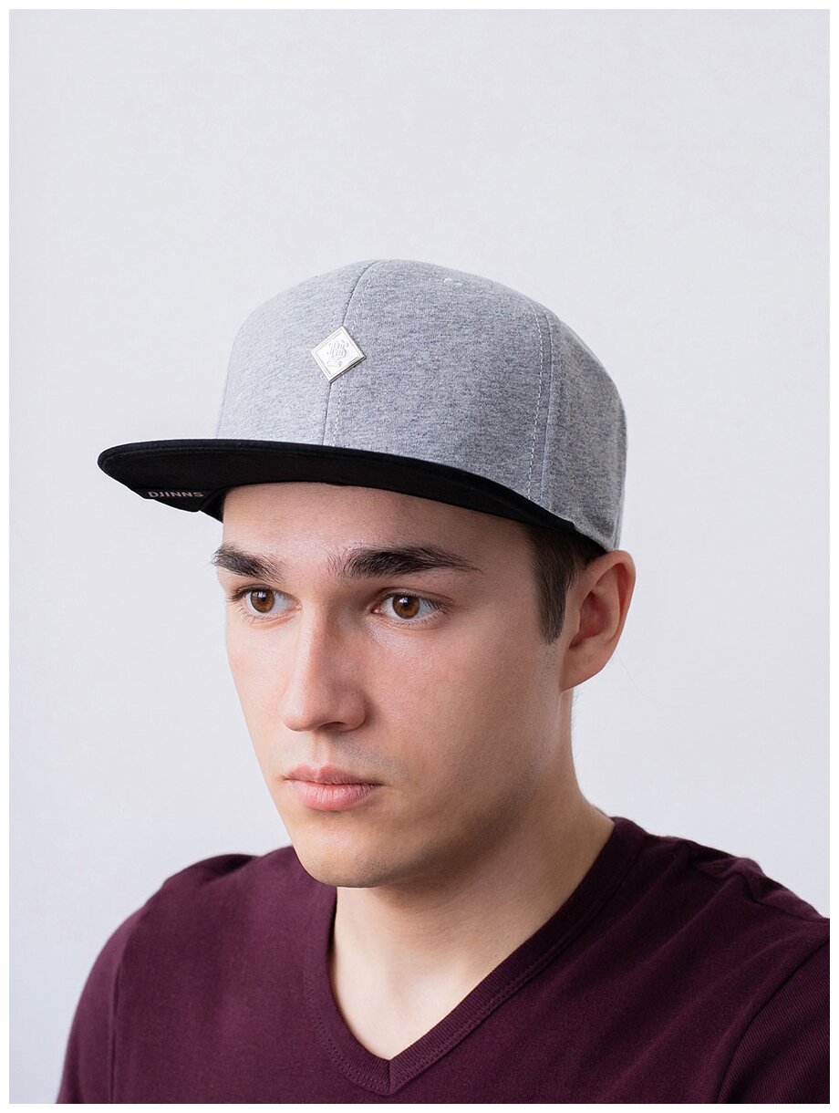 Бейсболка с прямым козырьком DJINNS 6-PANEL SNAPBACK Heather Plate 