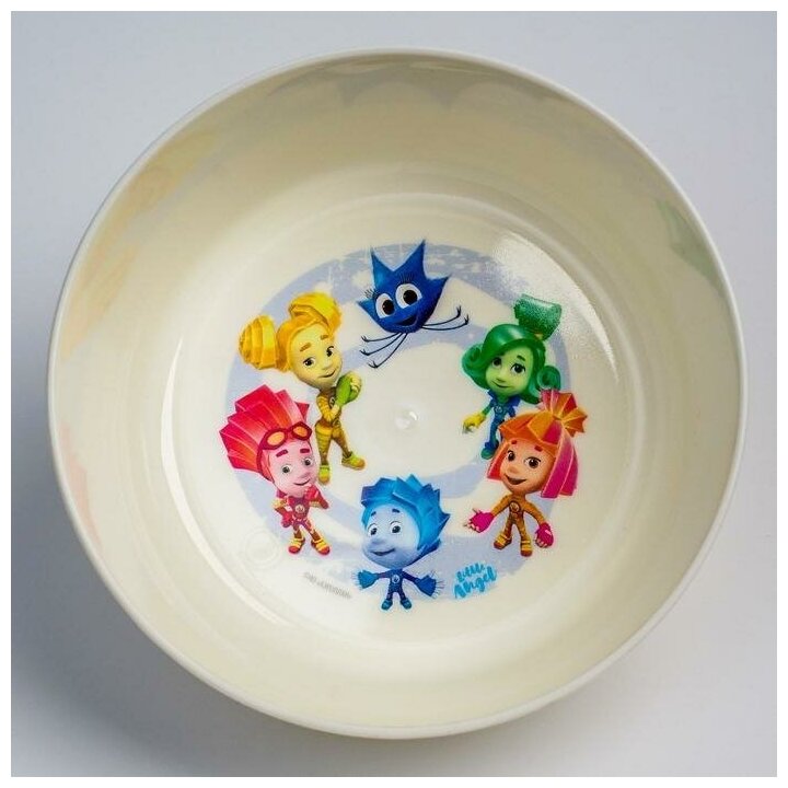 Набор детской посуды «Фиксики» (тарелка, миска, стакан, ложка) - фотография № 10