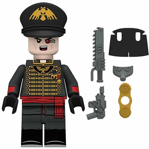 Фигурка Warhammer 40k, Инструктор Имперской Гвардии, конструктор для мальчиков