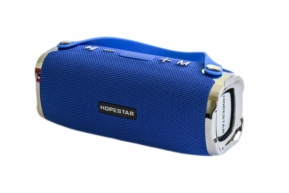 Портативная беспроводная Bluetooth колонка HOPESTAR H24 / 10 Вт / Портативная акустика, синяя