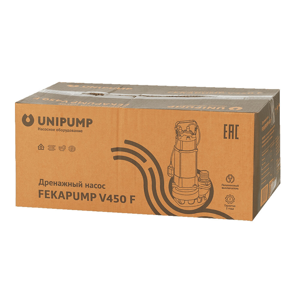 Садовый насос UNIPUMP Fekapump V 2200F, дренажный [62127] - фото №12