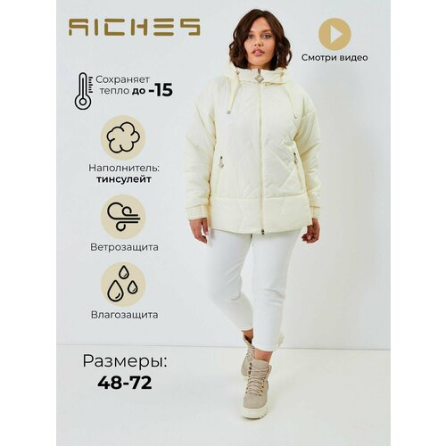 Пуховик Riches, размер 50, белый