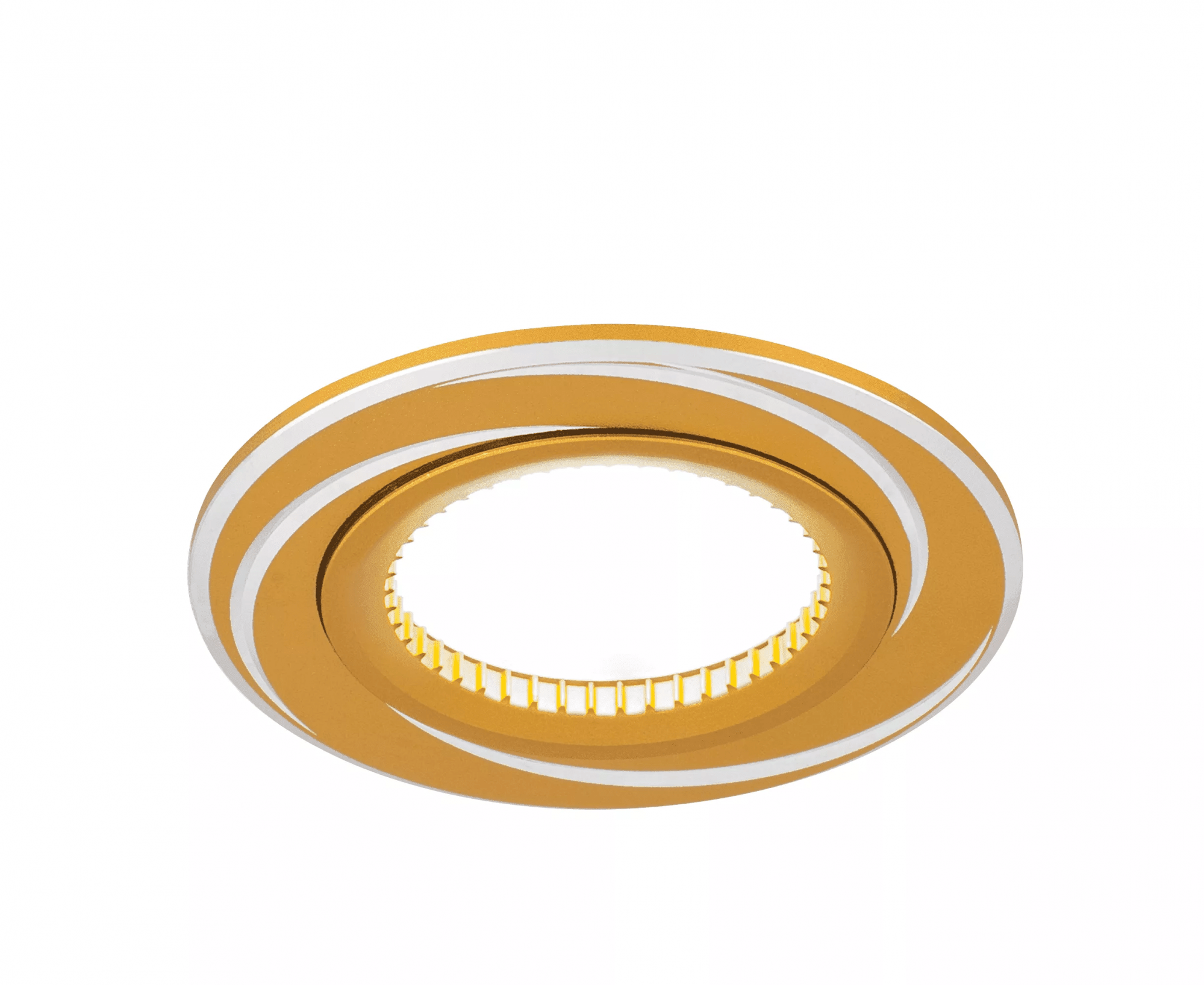 Gauss Светильник Aluminium Gu5.3 1/100 круг, золото/хром AL015