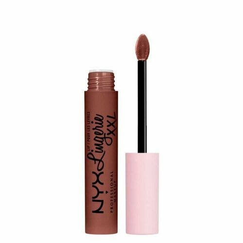 NYX Professional Makeup, Жидкая помада для губ LIP LINGERIE XXL , оттенок 10, LOW CUT, 4 мл